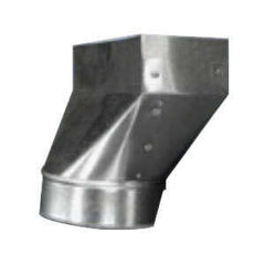 LUKJAN Lukjan rb204105 Straight Duct Boot 4x10x8 Galvanized 30 Gauge