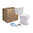 MANSFIELD Mansfield 41300017 Complete Toilet Kit 1.28 Gpf Round White