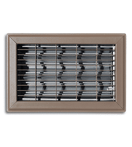 RECTORSEAL Rectorseal 154r Floor Bar Return Air Grille 10x24 Brown