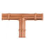 RLS Rls 3091060606111 Copper Press Tee 3/8 Inches