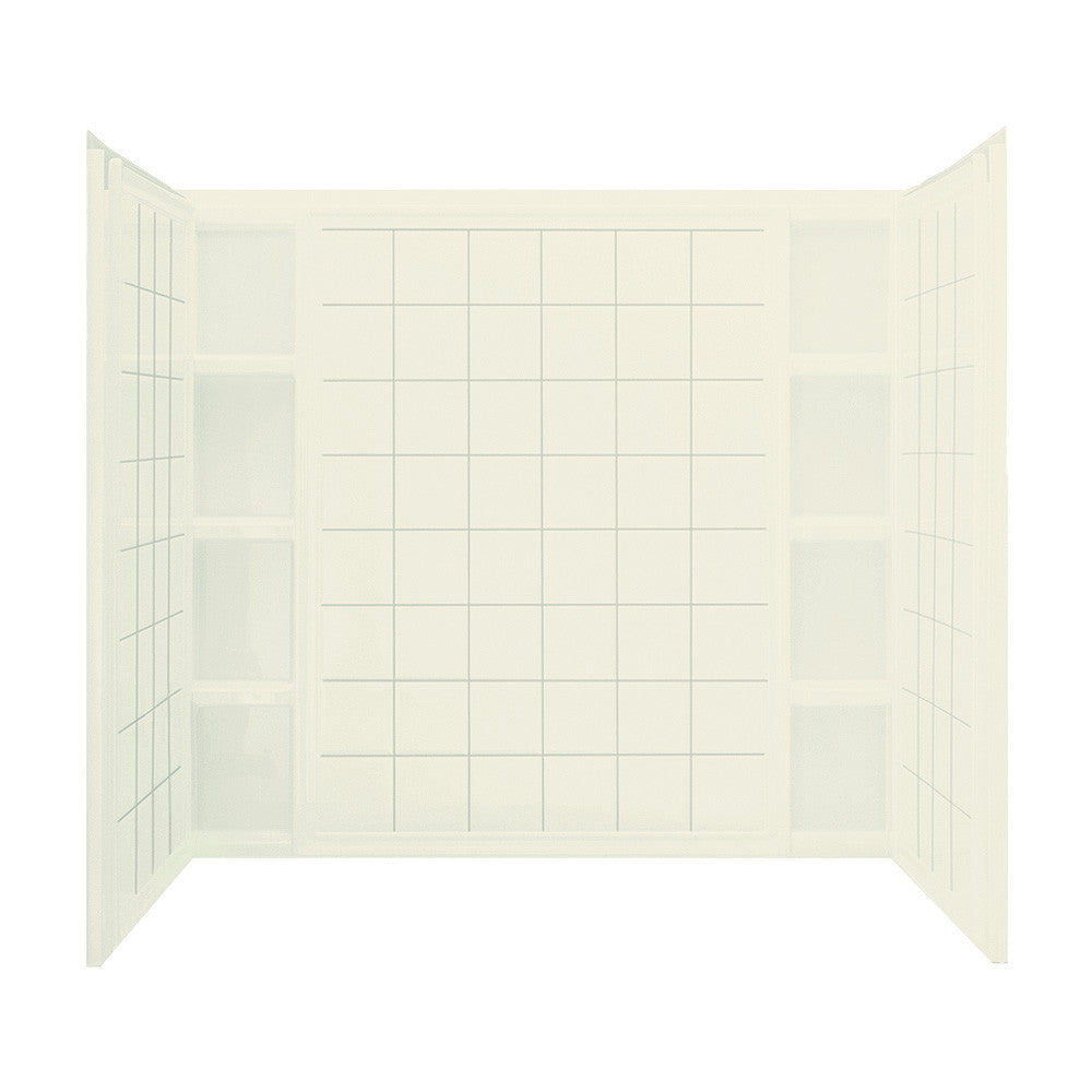STERLING HVAC Sterling Hvac 71104100-96 Bathtub Wall Surround Biscuit