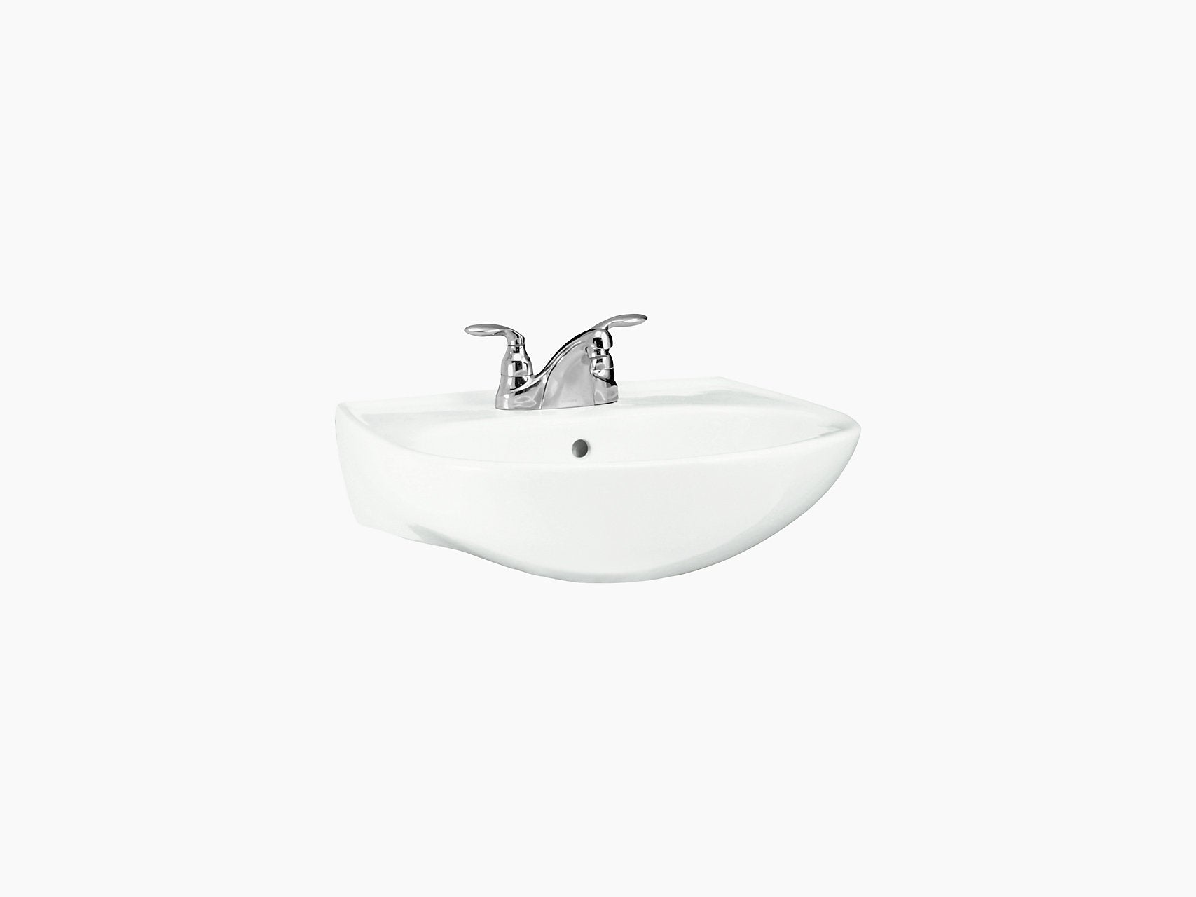 STERLING Sterling 446124-0 Pedestal Bathroom Sink 21-1/4 in