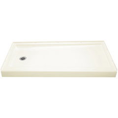 STERLING HVAC Sterling Hvac 72171110-96 Shower Receptor 60x30 Left Drain Biscuit