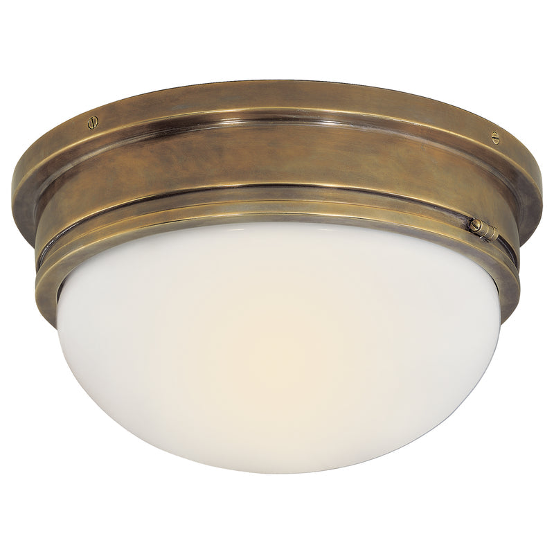 VISUAL COMFORT Visual Comfort Sl 4002hab-wg Flush Mount Antique Brass