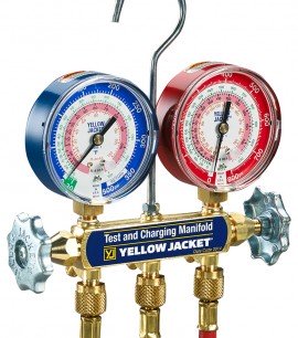 YELLOW JACKET Yellow Jacket 42021 Series 41 R-32 R-410A Manifold Set