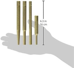 Mayhew 62277 Brass Punch Kit 4-Piece One Size
