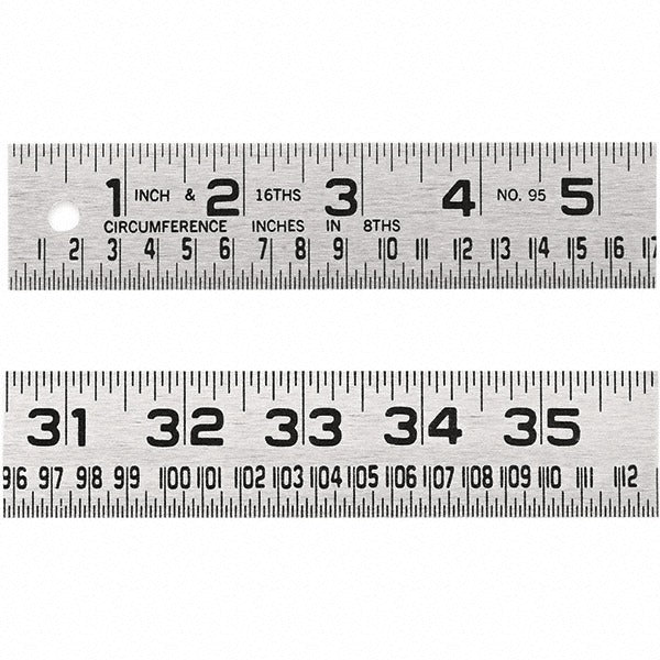 LUFKIN Lufkin 954FTN Tape Measure 4 Ft Steel Blade Silver