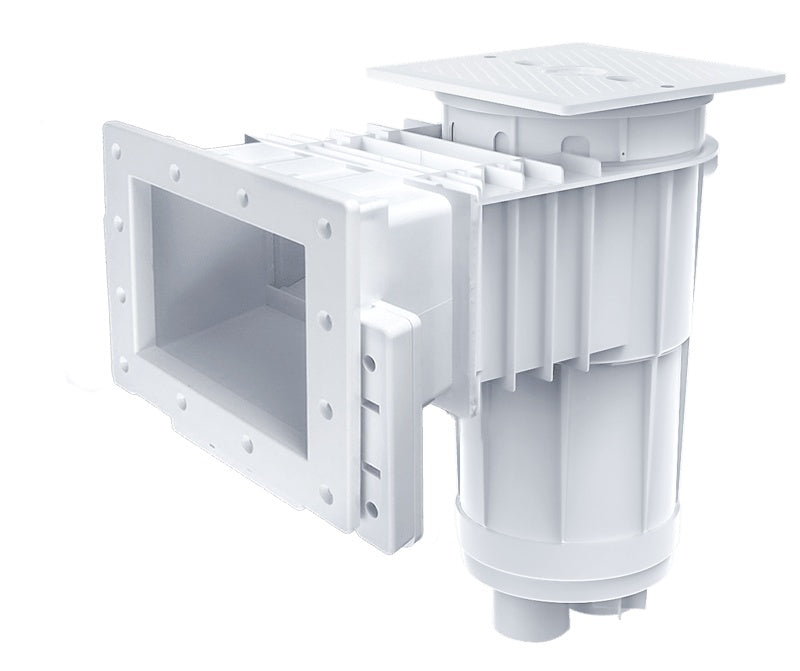 CUSTOM MOLDED PRODUCTS Custom Molded Products 25160-010-000N Vinyl inground square skimmer (8 1/2 x 10 3/4 face / 2.5 spigot) 25160010000N