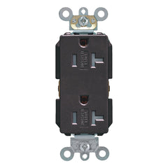 LEVITON Leviton TDR20-E Decora Plus Duplex Receptacle 20A 125V (46 H x 1.52 W x 1.14 D)