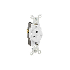 LEVITON Leviton 5029-W Narrow Body Single Receptacle 15 Amp 250 Volt (Single) 5651W