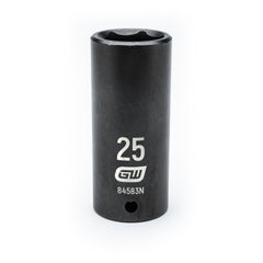 GEARWRENCH Gearwrench 84583N 1/2 inches Drive 6-Point Deep Impact Metric Socket 25 mm (1 Pack) 84583N