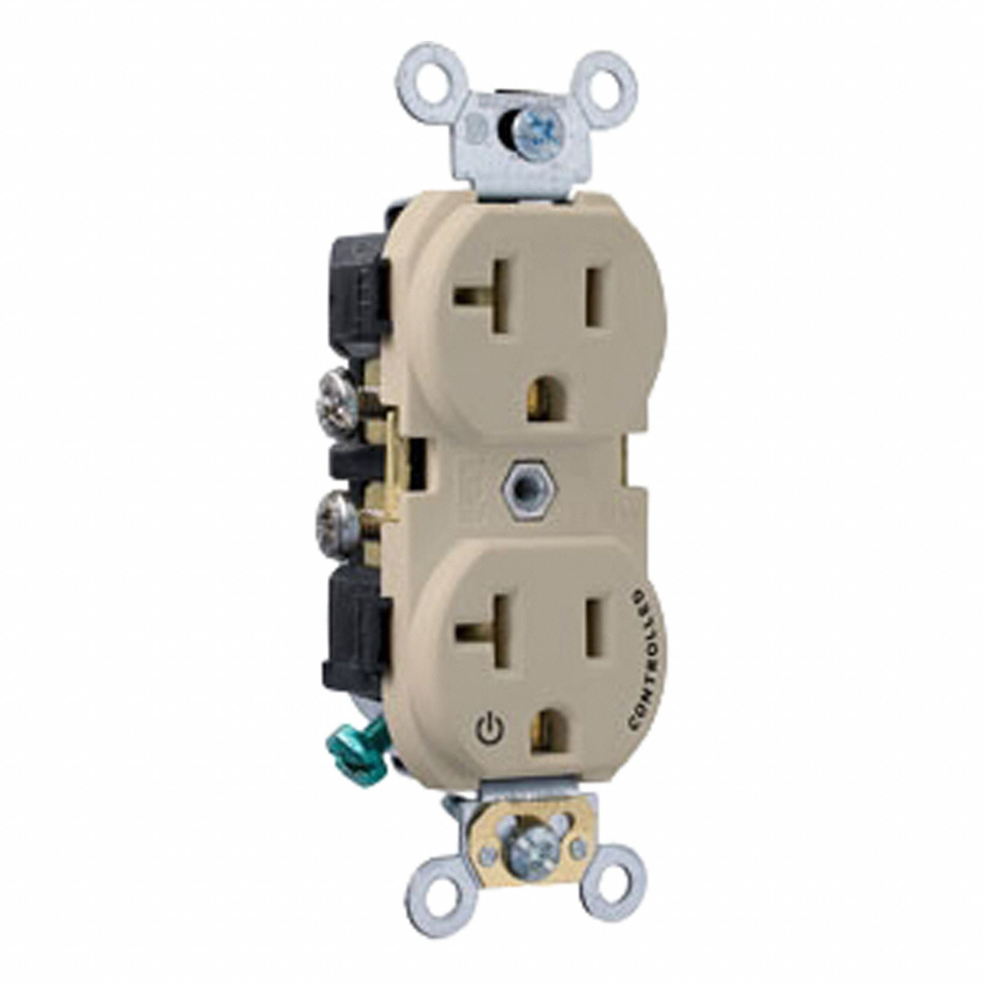 LEVITON Leviton CR020-1PI Duplex Receptacle 20A 125V (2-Pole 3-Wire)