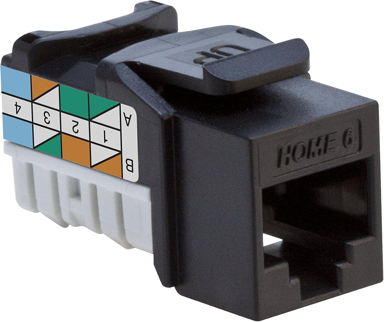 LEVITON Leviton 61HOM-RE6 Home 6 Snap-In Connector (1 Pack)