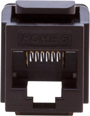 LEVITON Leviton 61HOM-RE6 Home 6 Snap-In Connector (1 Pack)