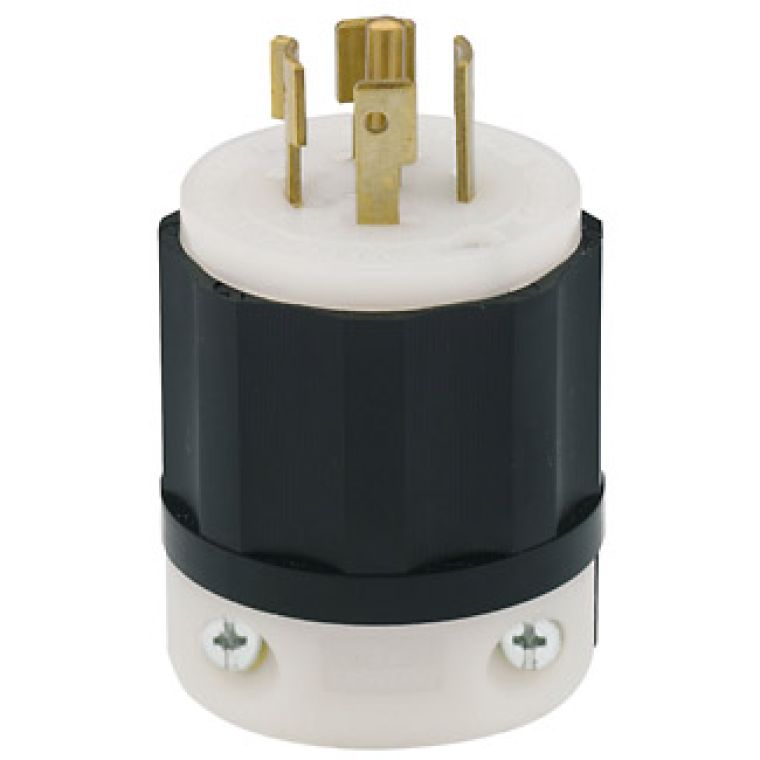LEVITON Leviton LEV 2521 Locking Plug 20 Amp 277/480 Volt (4P, 5W)