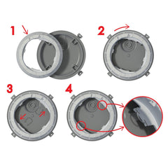 SPA ELECTRICS Spa Electrics R10H L12 R1 GW3 Retro 10 R10 LED Light Kit 45W (10-inch) R10H L12 R1 GW3