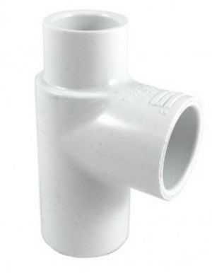 WESTLAKE PIPE & FITTINGS Westlake Pipe & Fittings 401-158 1-1/4 x 1 x 1 Sch40 PVC Tee (Slip x Slip x Slip)