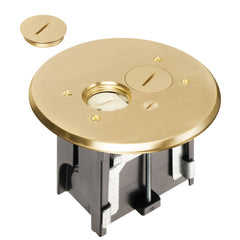 ARLINGTON Arlington FLBAR101MB Adjustable Floor Box 1-Gang (5.8 in Dia x 4.031 in)