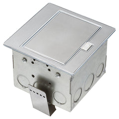 ARLINGTON Arlington FLBT4400BL Countertop Box Kit 1-Gang Square (Flush Mount)