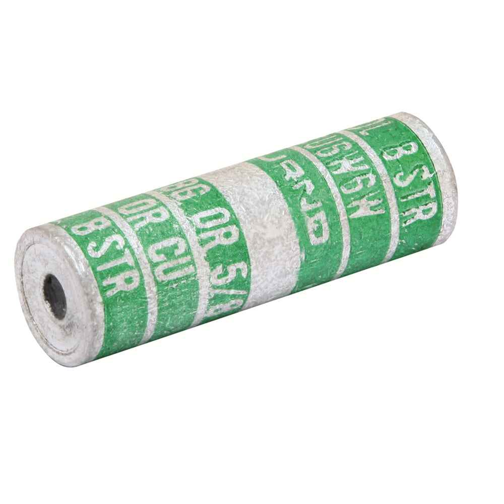 BURNDY Burndy YSU2R2W Heavy-Walled Aluminum Tube Solid Barrier 2 in Center Stop
