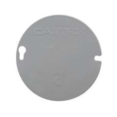 CANTEX Cantex EZYKL 4 in round blank cover (1 each)