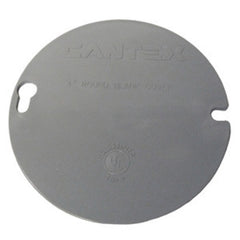 CANTEX Cantex EZYKL 4 in round blank cover (1 each)
