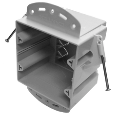 CANTEX Cantex EZ48DNU 2-Gang 48 cu in Nail-On New Work Box (4 x 6-11/16 x 3 7/8 in)
