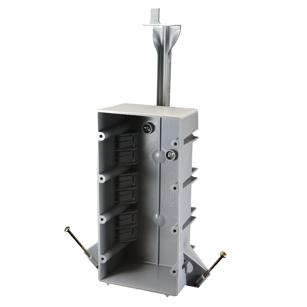 CANTEX Cantex EZ55QNB Electrical Box 55 Cu In 4-Gang