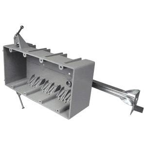 CANTEX Cantex EZ55QNB Electrical Box 55 Cu In 4-Gang