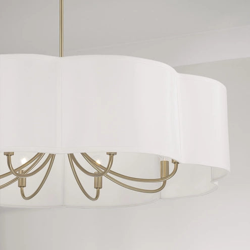 CAPITAL LIGHTING Capital Lighting 456481MA Sabine Chandelier 8 x 60W (36 inchesW x 9 inchesH)