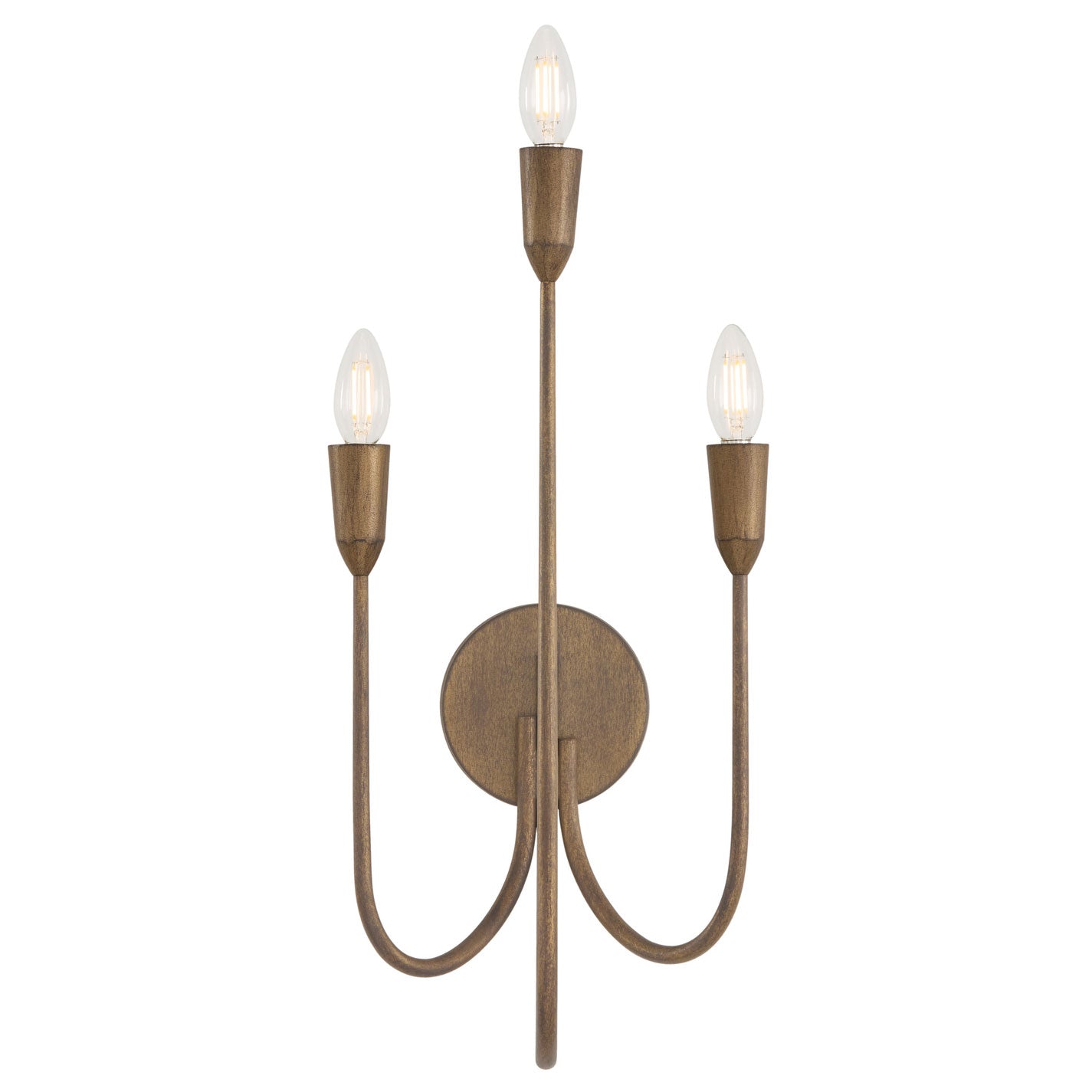 CAPITAL LIGHTING Capital Lighting 656831MZ Marley Sconce 3 x 60W (10.25 in W x 21 in H x 7 in E)