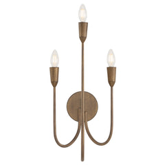 CAPITAL LIGHTING Capital Lighting 656831MZ Marley Sconce 3 x 60W (10.25 in W x 21 in H x 7 in E)