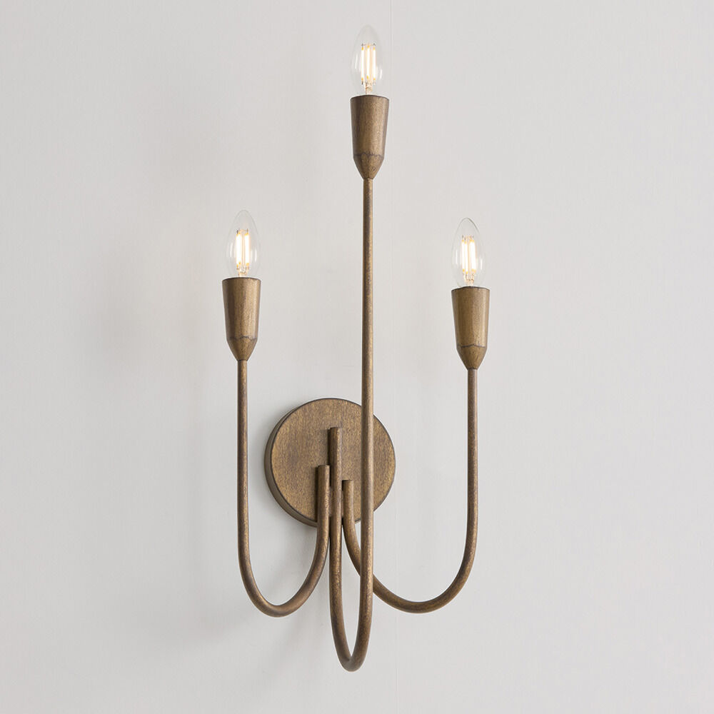 CAPITAL LIGHTING Capital Lighting 656831MZ Marley Sconce 3 x 60W (10.25 in W x 21 in H x 7 in E)