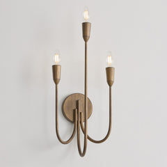 CAPITAL LIGHTING Capital Lighting 656831MZ Marley Sconce 3 x 60W (10.25 in W x 21 in H x 7 in E)