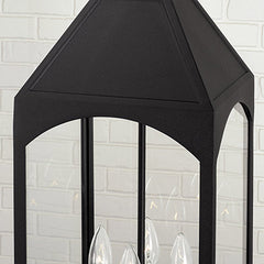 CAPITAL LIGHTING Capital Lighting 946342BK Burton Hanging Lantern 240W (9.75 inchesW x 26.5 inchesH) 946342BK