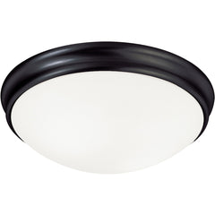 CAPITAL LIGHTING Capital Lighting 2034MB Independent 3-Light Flush Mount Ceiling Fixture 60W (14 in.) C2034MB