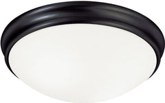 CAPITAL LIGHTING Capital Lighting 2034MB Independent 3-Light Flush Mount Ceiling Fixture 60W (14 in.) C2034MB
