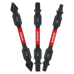 DIABLO Diablo DDEV25-S3 2-1/2 in double-ended Phillips square Torx drive bit assorted pack (3-piece) DDEV25-S3