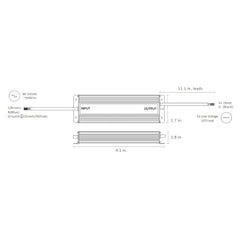 DIODE LED Diode Led DI-TD-12V-120W Omnidrive Electronic Dimmable Driver 120W (12V)