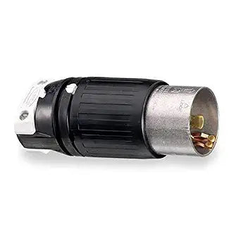 HUBBELL WIRING DEVICE-KELLEMS Hubbell Wiring Device-Kellems CS8265C Insulgrip Twist-Lock Plug 50A 250VAC Standard Sized