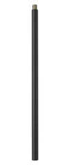 INNOVATIONS LIGHTING Innovations Lighting ST-12-BK 12 in Threaded Downrod (1/2 in) ST-12-BK