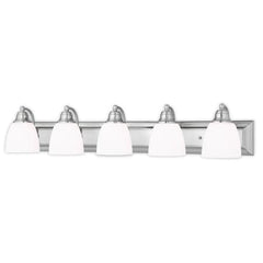 LIVEX LIGHTING Livex Lighting 10505-91 Springfield 5-Light 100W (36 in)