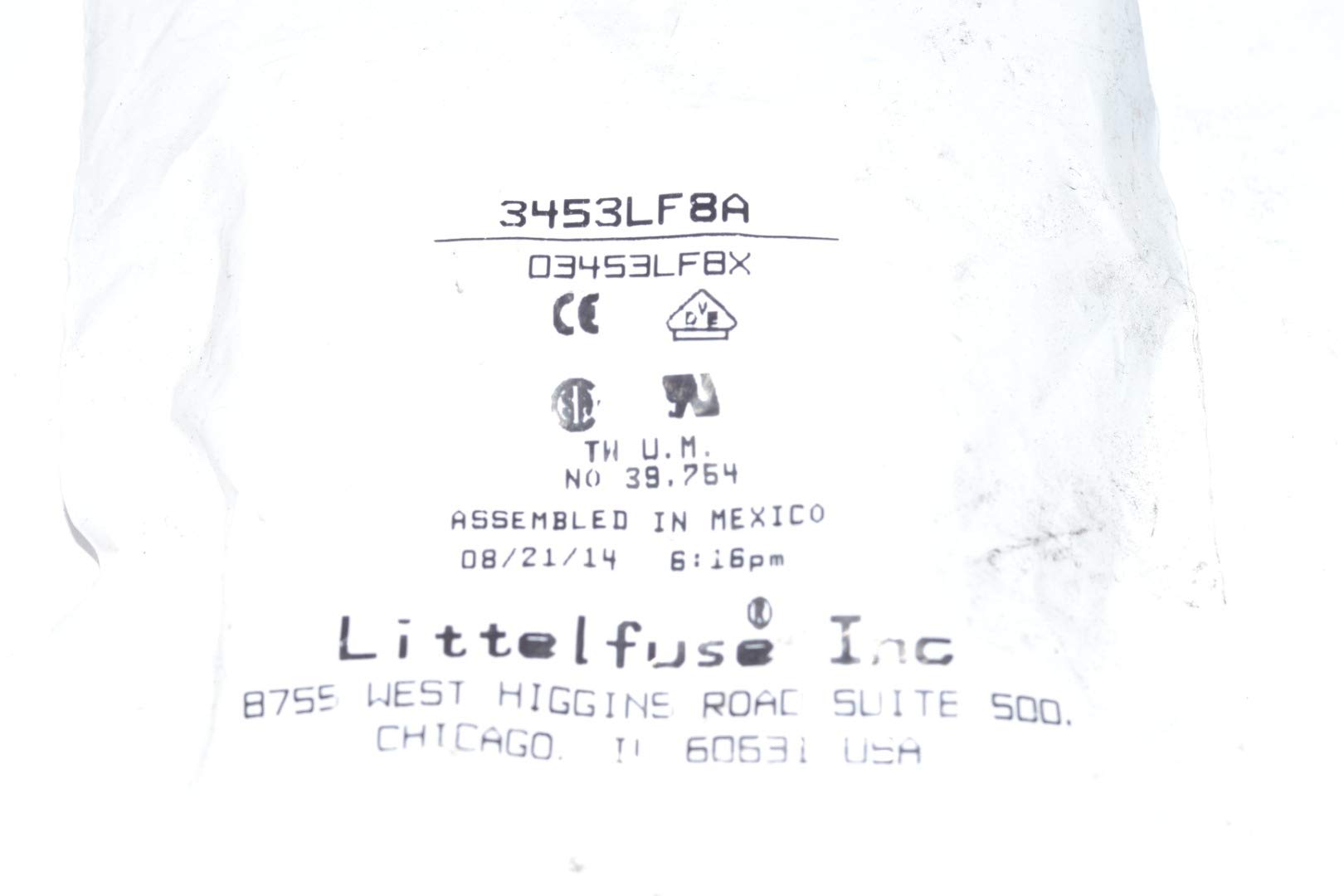 LITTELFUSE Littelfuse 3453LF8A panel mount shock-safe fuse holder 20 A 250 V (3AG 32 mm)