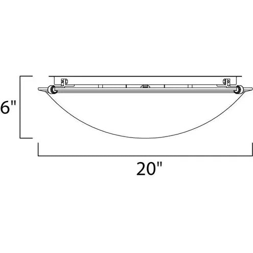 MAXIM LIGHTING Maxim Lighting 11060MRSN Malaga 4-Light Flush Mount 240W (20 inches) 11060MRSN