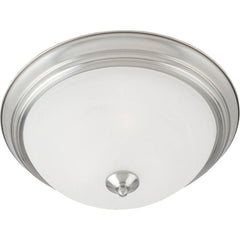 MAXIM LIGHTING Maxim Lighting 5841MRSN Essentials 2-Light Flush Mount 120W (13.5 in) 5841MRSN