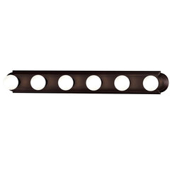 MAXIM LIGHTING Maxim Lighting 7126OI Essentials 6-Light Racetrack Bath Vanity Light 360W (36 in)