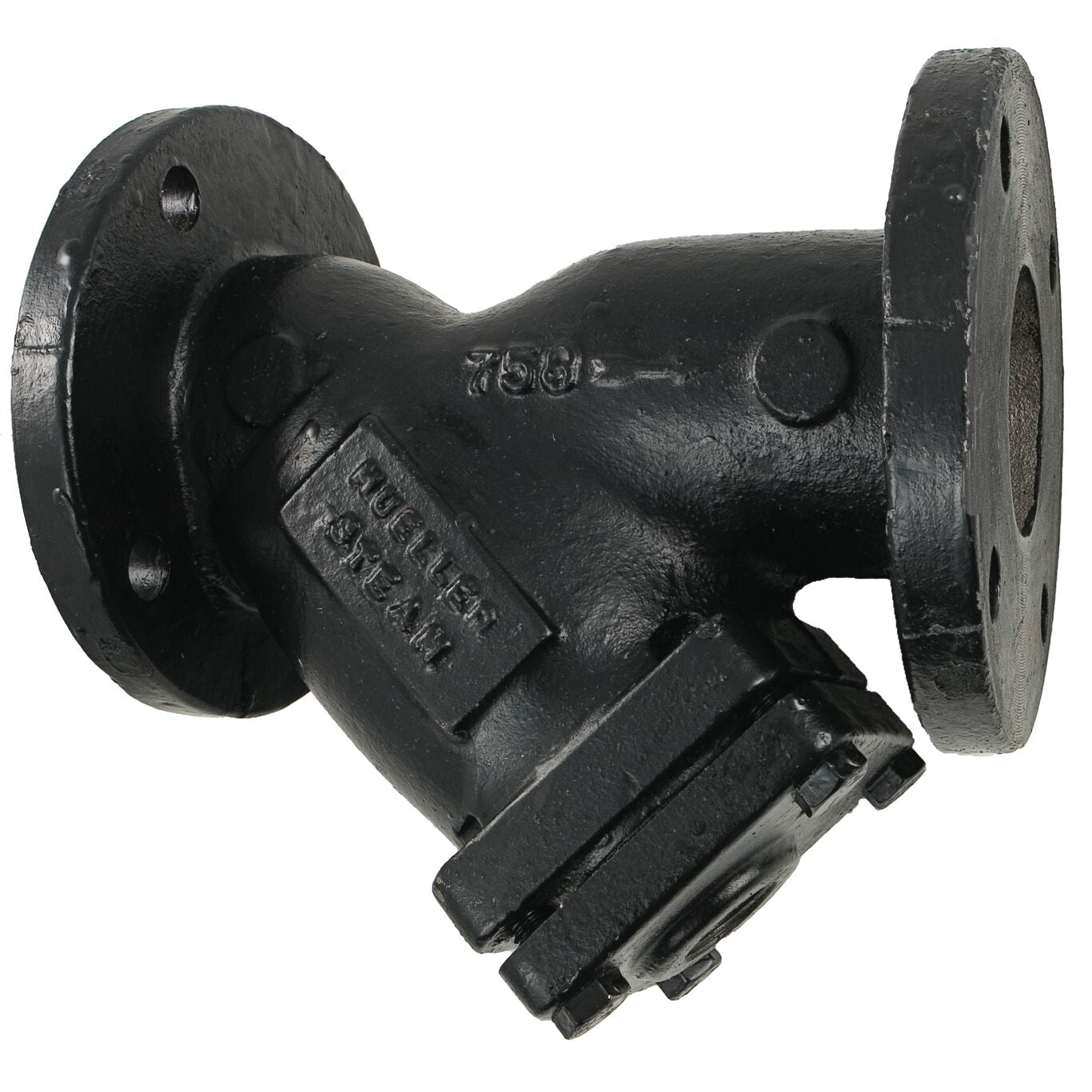 MUELLER STEAM SPECIALTY Mueller Steam Specialty M6704619 Model 758 Cast Iron Flanged Perforated Wye Strainer Class 125 (10 in) (M75810)
