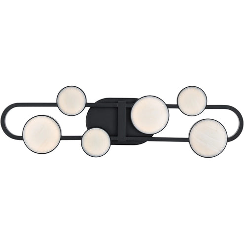 MODERN FORMS Modern Forms WS-42525-27-BK Tableau Wall Sconce 19.4W (24.1in)