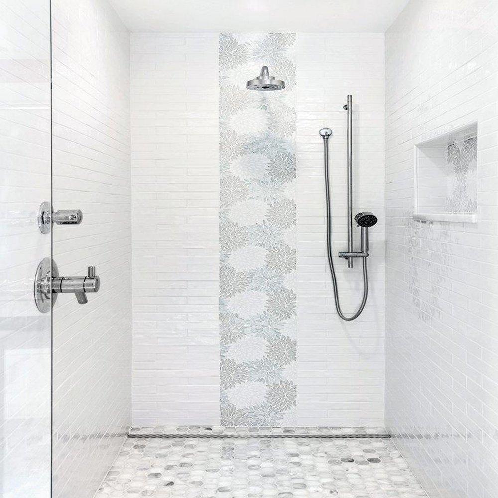 QUICKDRAIN Quickdrain SL5664 ShowerLine PVC linear drain body (56 in, 2 in vertical outlet)