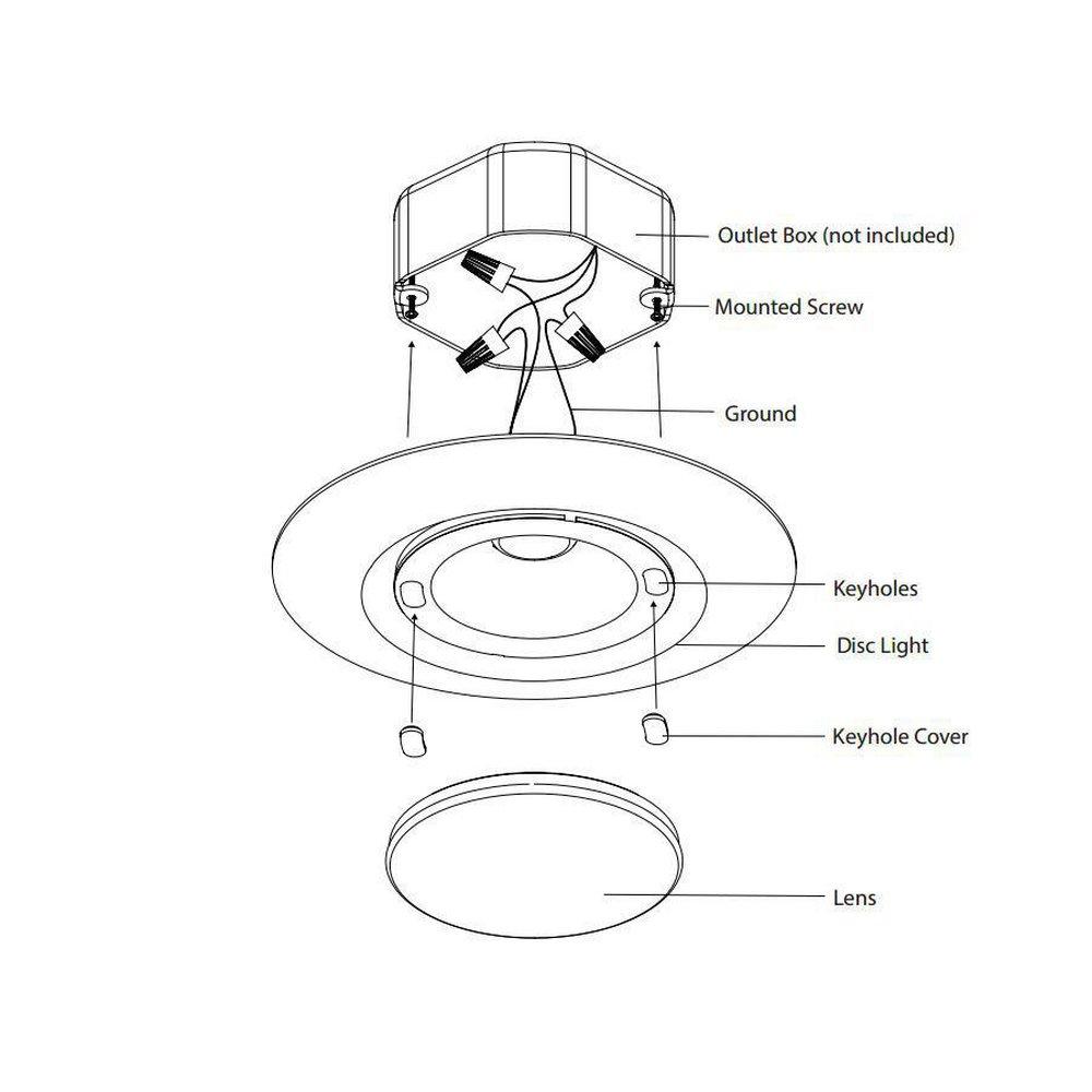 WAC LIGHTING Wac Lighting FM-616G2-930-WT I Can't Believe It's Not Recessed 16W 6in FM-616G2-930-WT